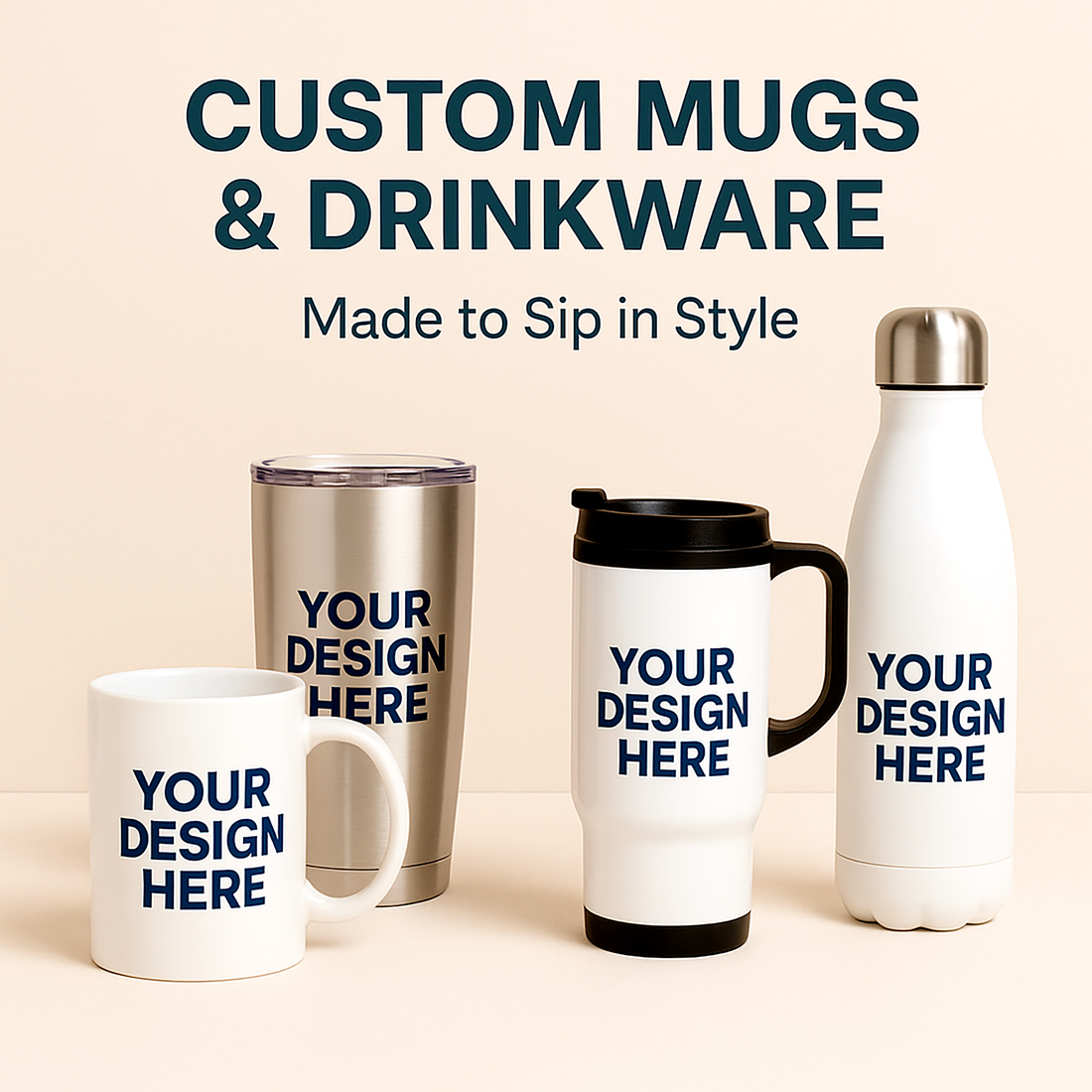 Custom Mugs and Drinkware