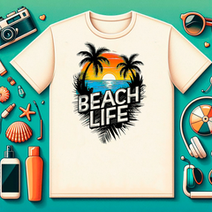 Beach Life Pre-made  Tshirt